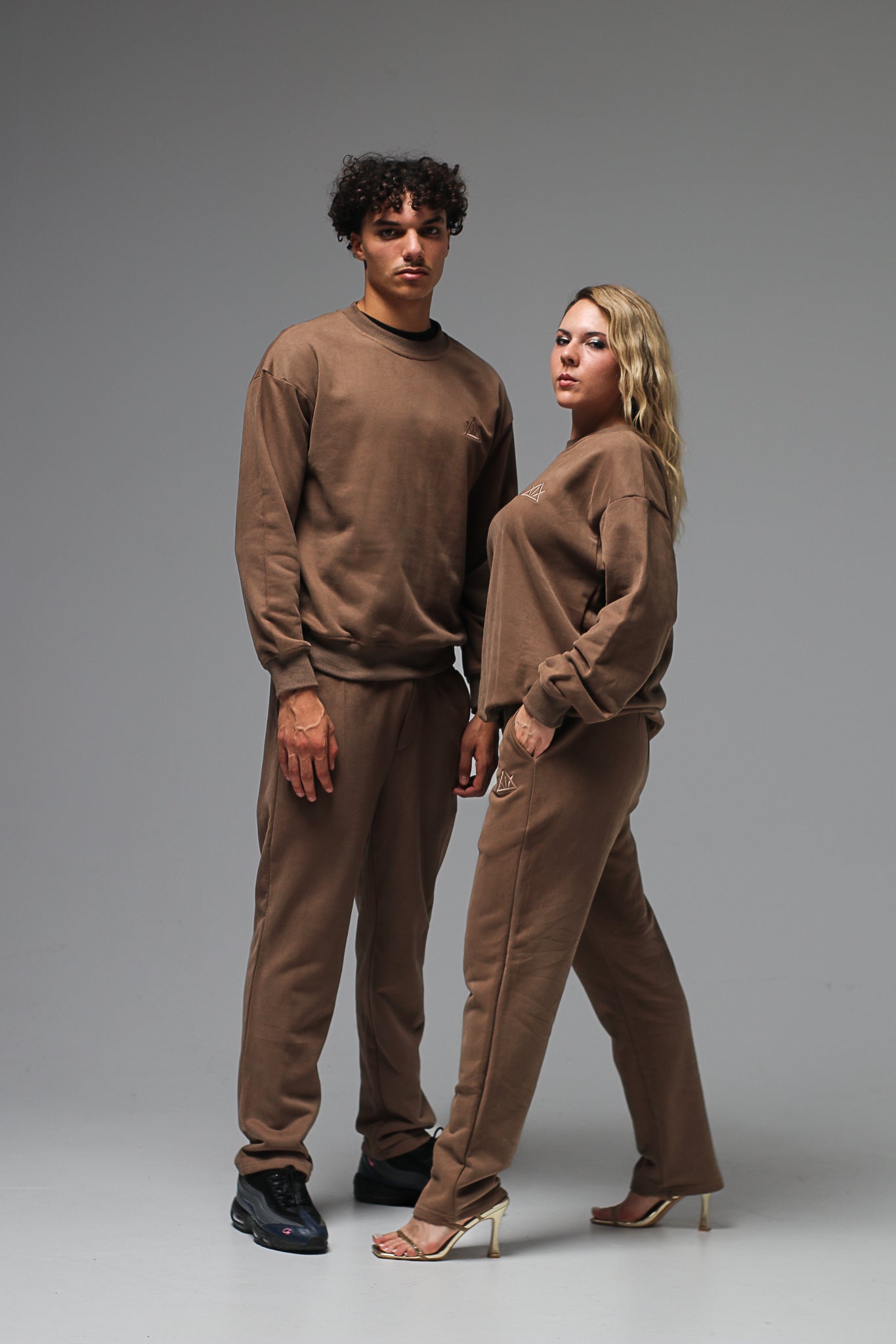 Pantalon jogging marron