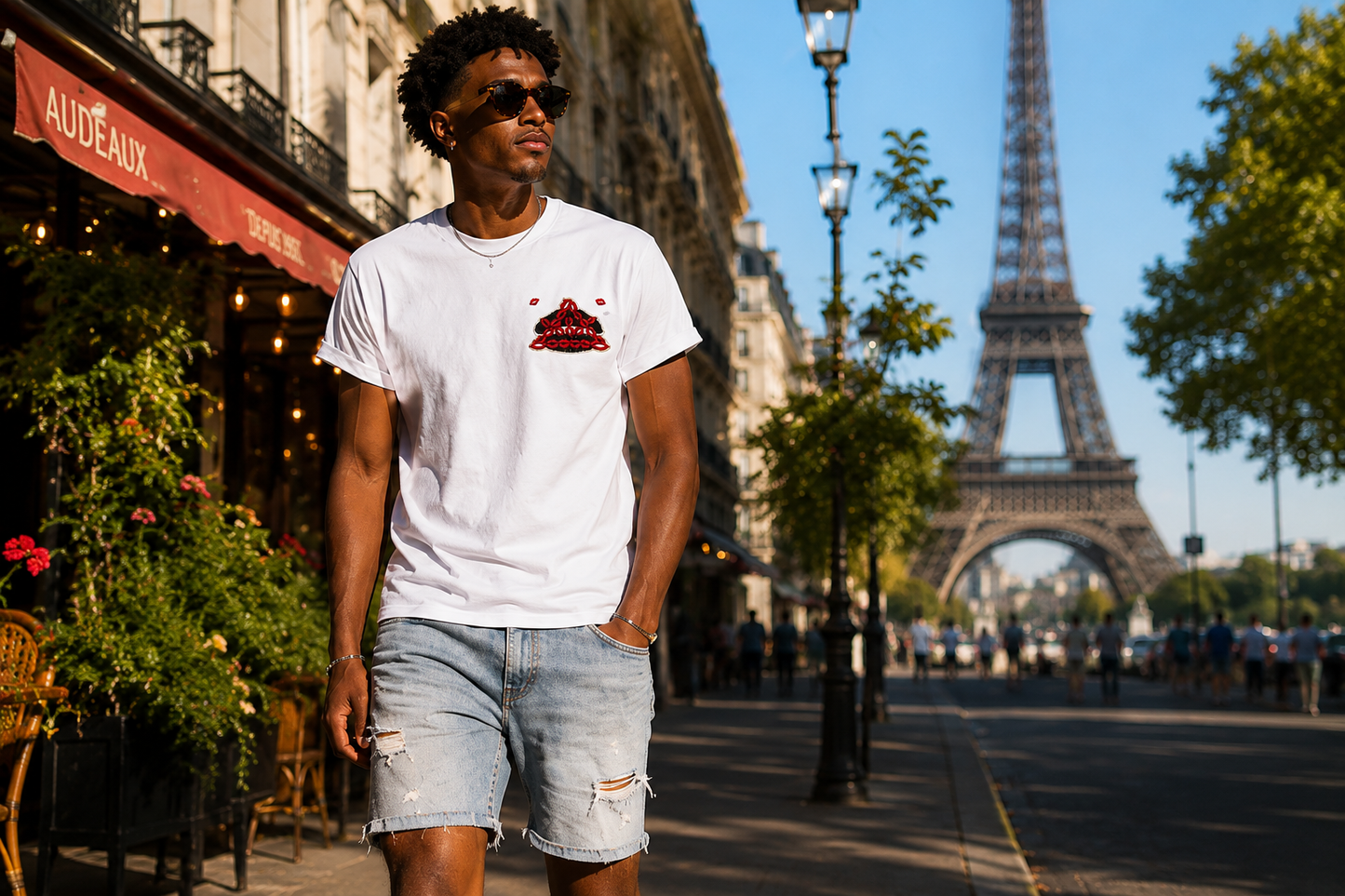 T-Shirt blanc Oneniners Lips édition limitée